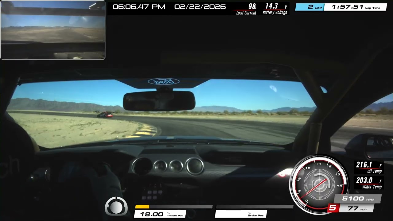 Chuckwalla ccw 1:50.6 lap  Nasa St2 qualifying race 2026