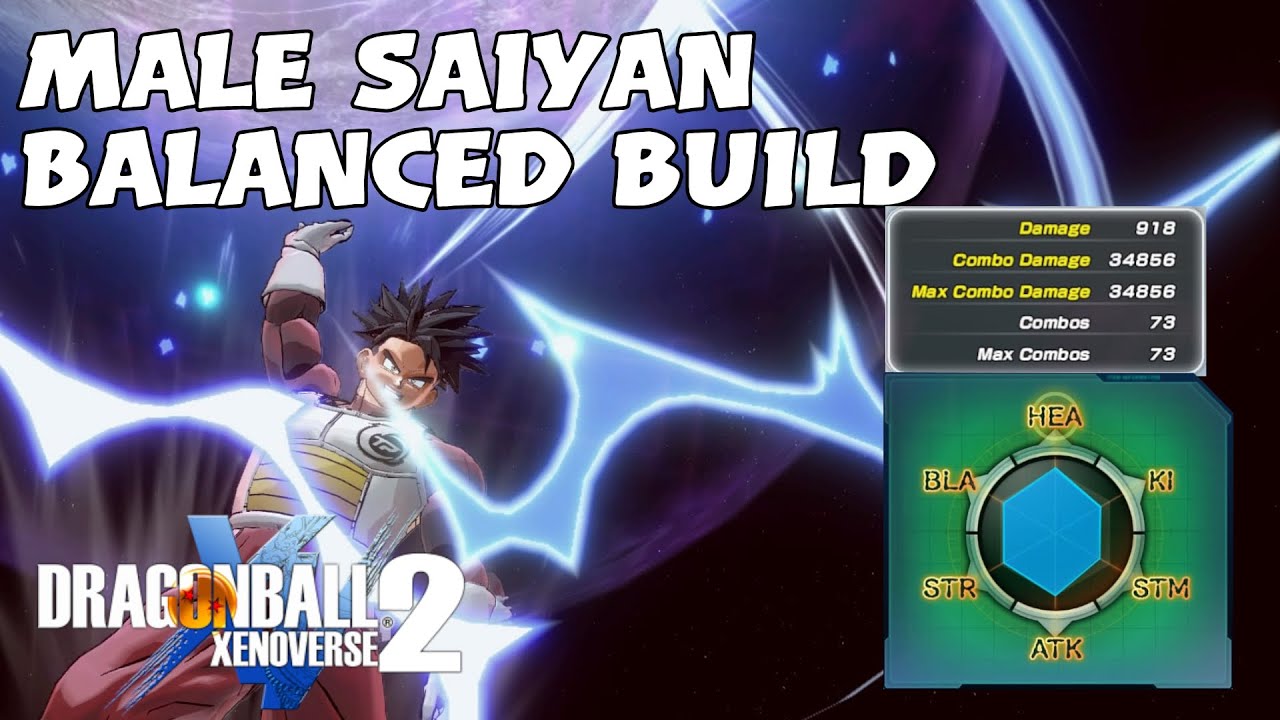 Male Saiyan Balanced Build | Dragon Ball Xenoverse 2 |
