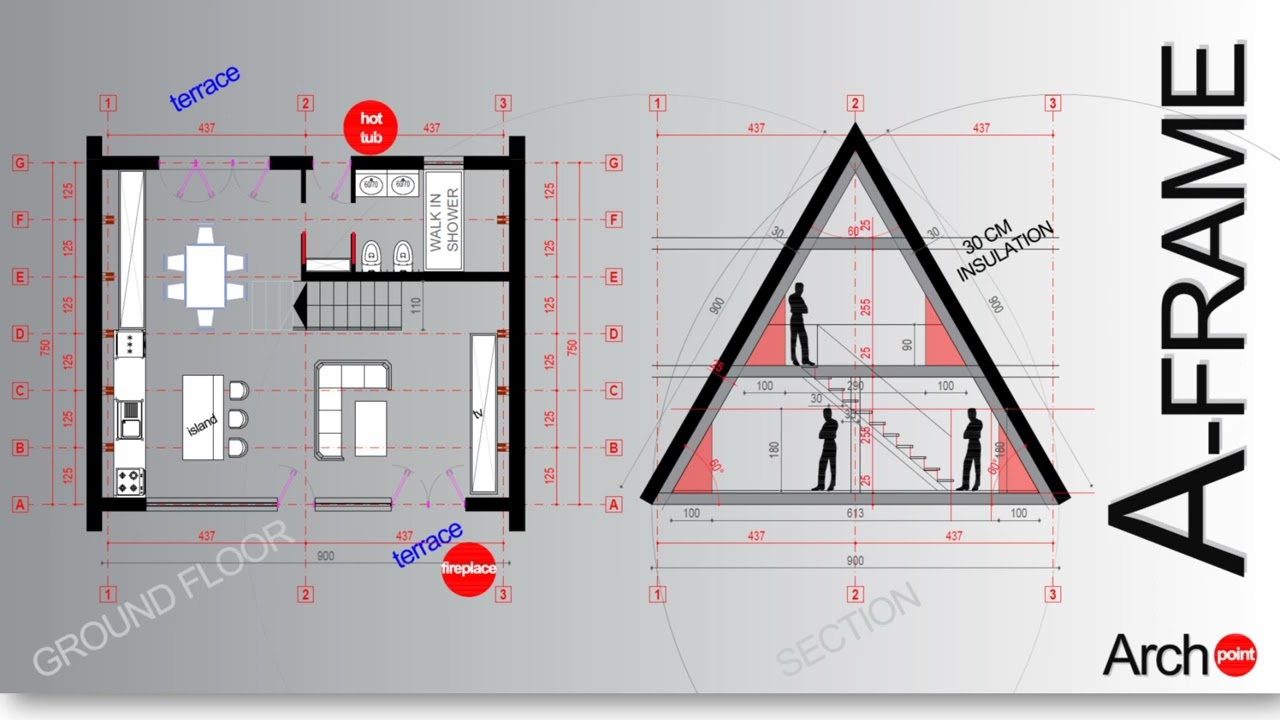 9x7.5M (30x25FEET) A-FRAME