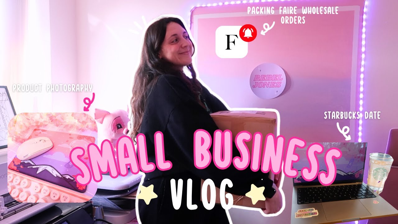 Small Business Owner ✦ - Packing Faire Wholesale orders, Product Photography and a Starbucks Date