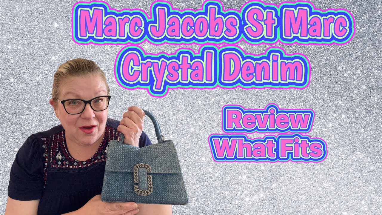 Marc Jacobs St. Marc Crystal Denim Mini Review & What Fits