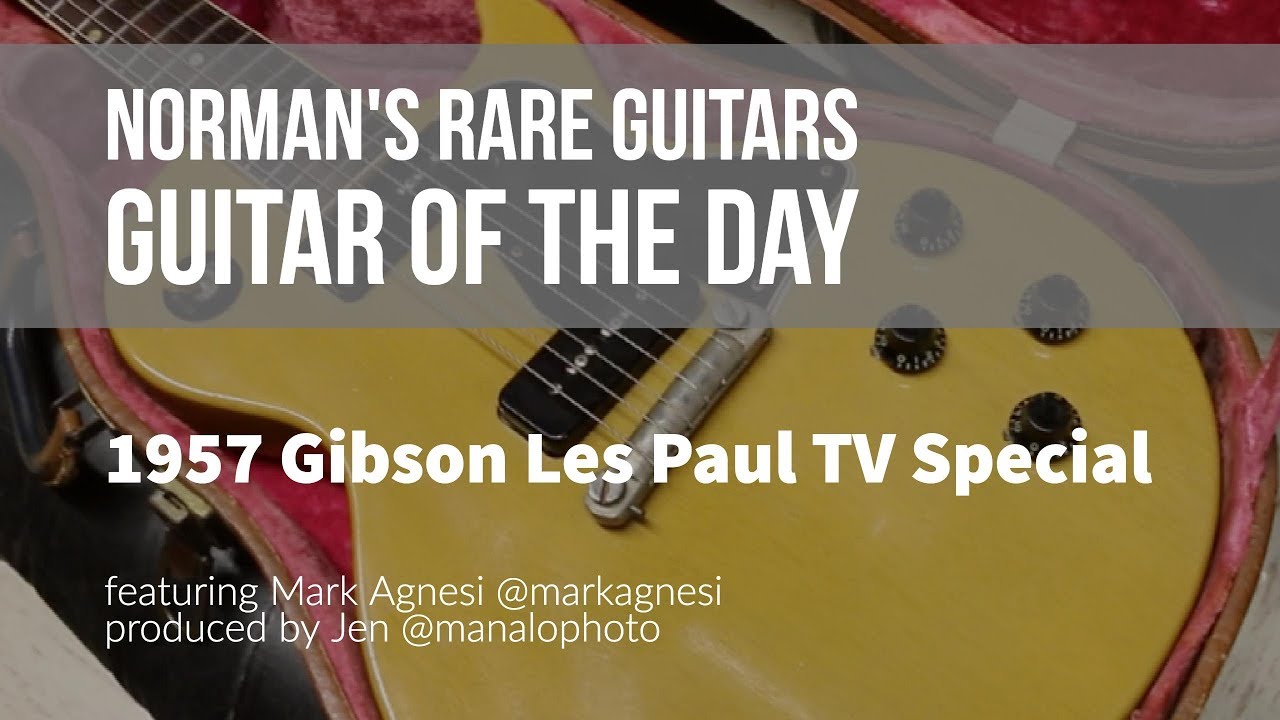 Norman's Rare Guitars - Guitar of the Day: 1957 Gibson Les Paul TV Special