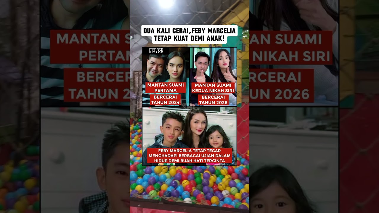 KASIHAN BANGET! Dua Kali Cerai, Feby Marcelia Tetap Kuat Demi Anak!