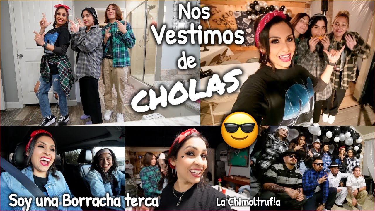 Nos vestimos de CHOLAS!😎 + Soy una borracha Terca + soy chola no Chimoltrufia😂-♡IsabelVlogs♡