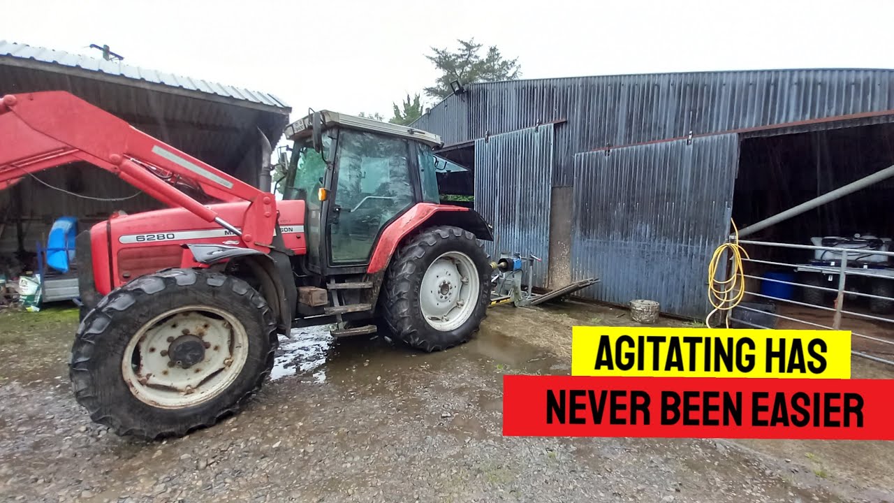 BIGGER TRACTOR, BIGGER AGITATOR | LET'S GET THE SLURRY MIXED