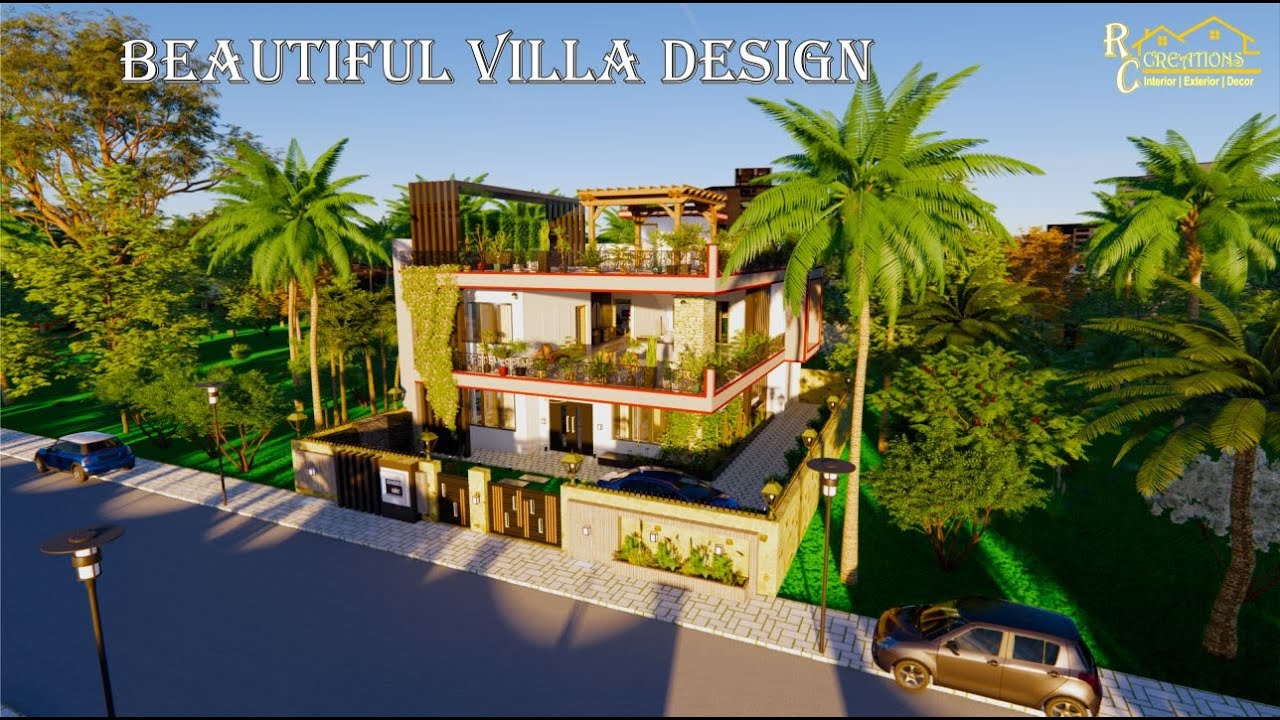 50x45  | RCR Creations | modern house design | beautiful villa | beautiful farmhouse design | 3bhk