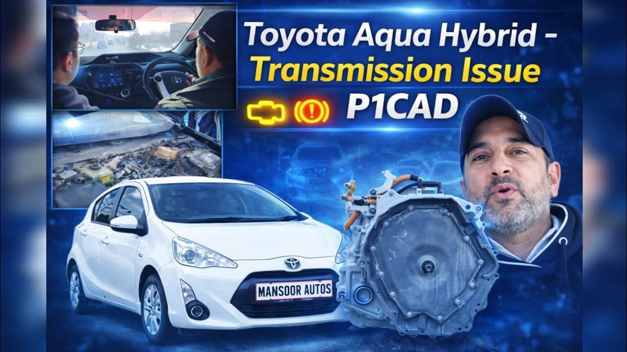 TOYOTA AQUA WITH TRASMISSION ISSUE , LETS DIG OUT THE EXACT ERROR #p1cad