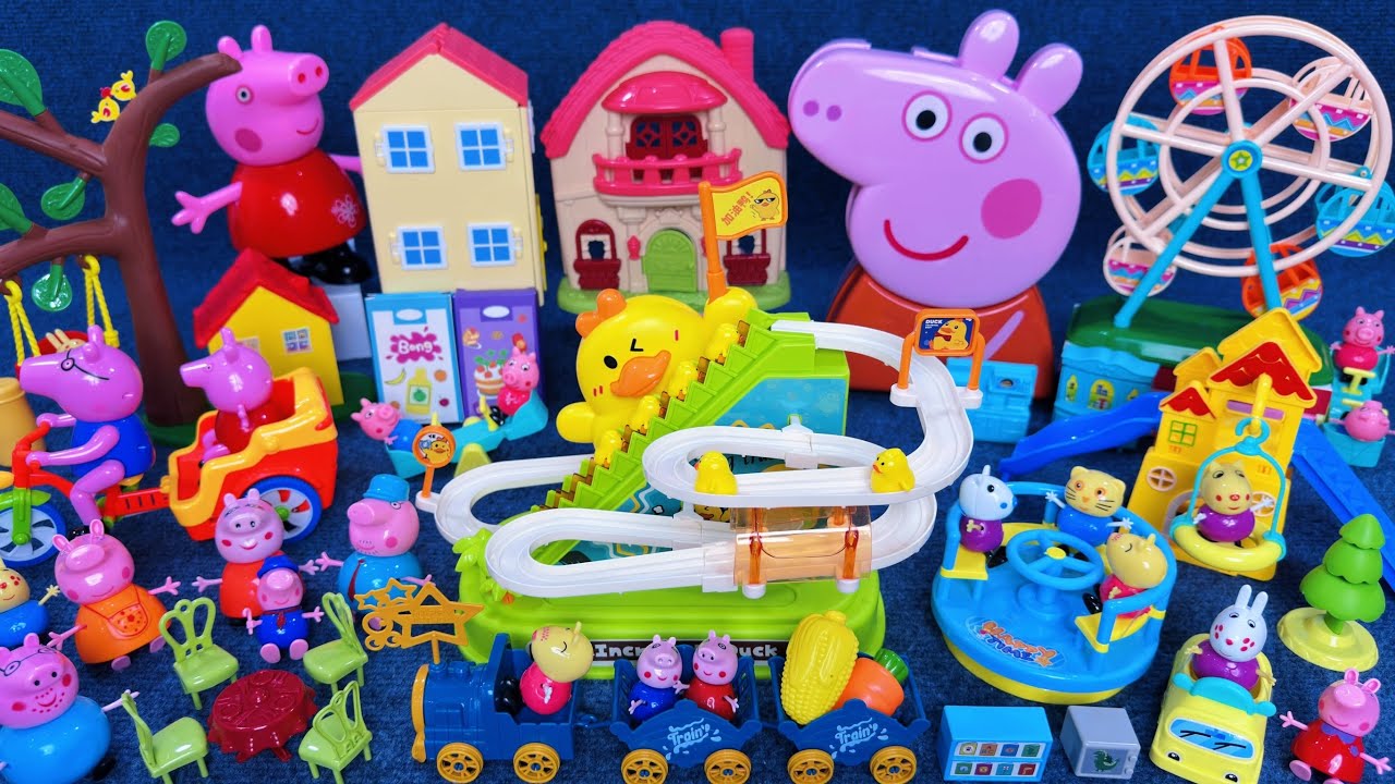 15 Minutes Satisfying with Unboxing Peppa Pig Ferris Wheel & Slide Playground ASMR｜Review Toys