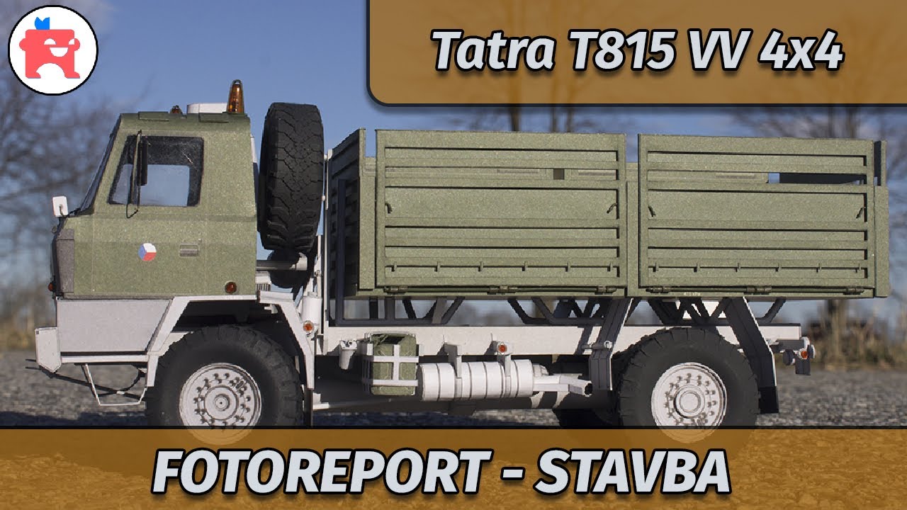 📷 FOTOREPORT📷 | TATRA 815 VV 15 170 4X4.1 | RipperWorks | 1:32 | paper model