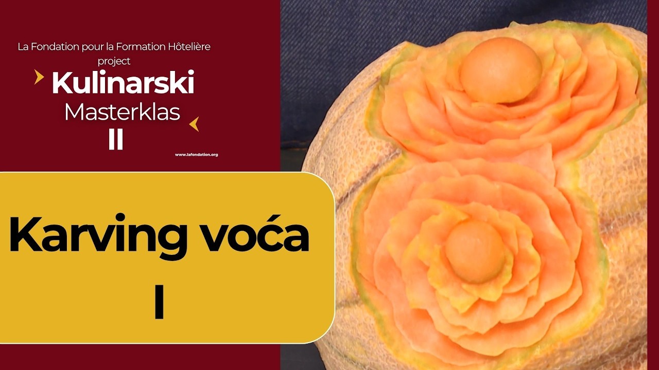 Carving ~ umjetnost rezbarenja voća i povrća I dio