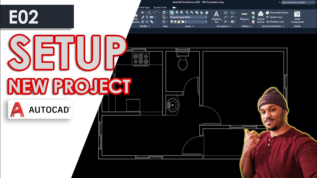 НАСТРОЙКА ПРОЕКТА в AutoCAD Architecture 2023