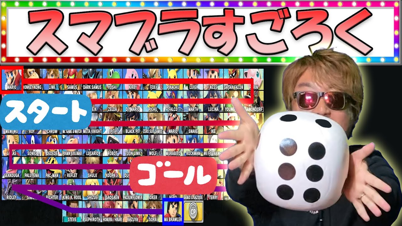 サイコロで出た目のキャラを使ってバトルを制しろ!!
