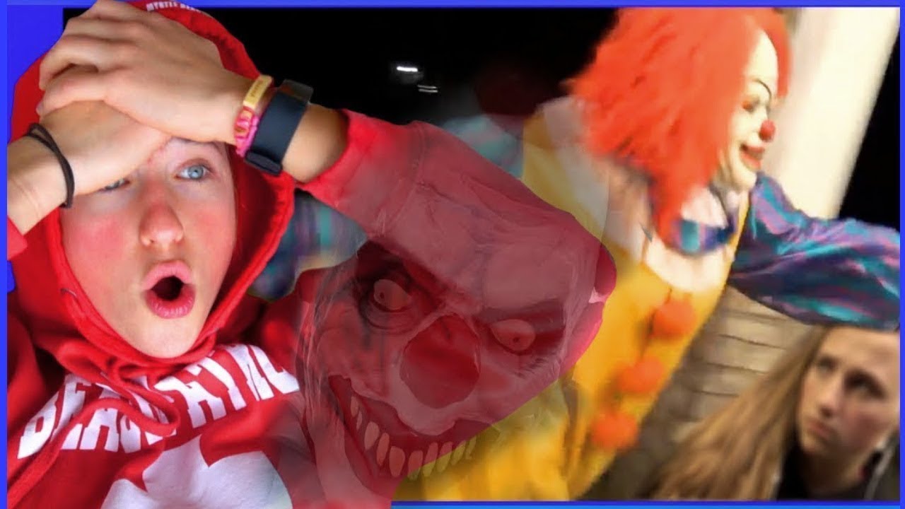 Creepy Clown Steals Our Things and Hides in The Woods!! LIVE CHAT!