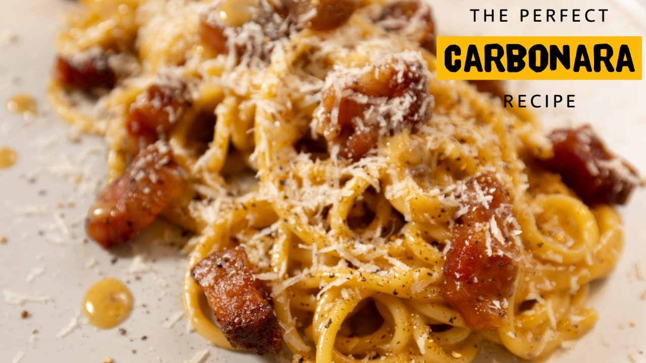 Creamy SPAGHETTI CARBONARA Recipe - The Perfect Crowd Pleaser