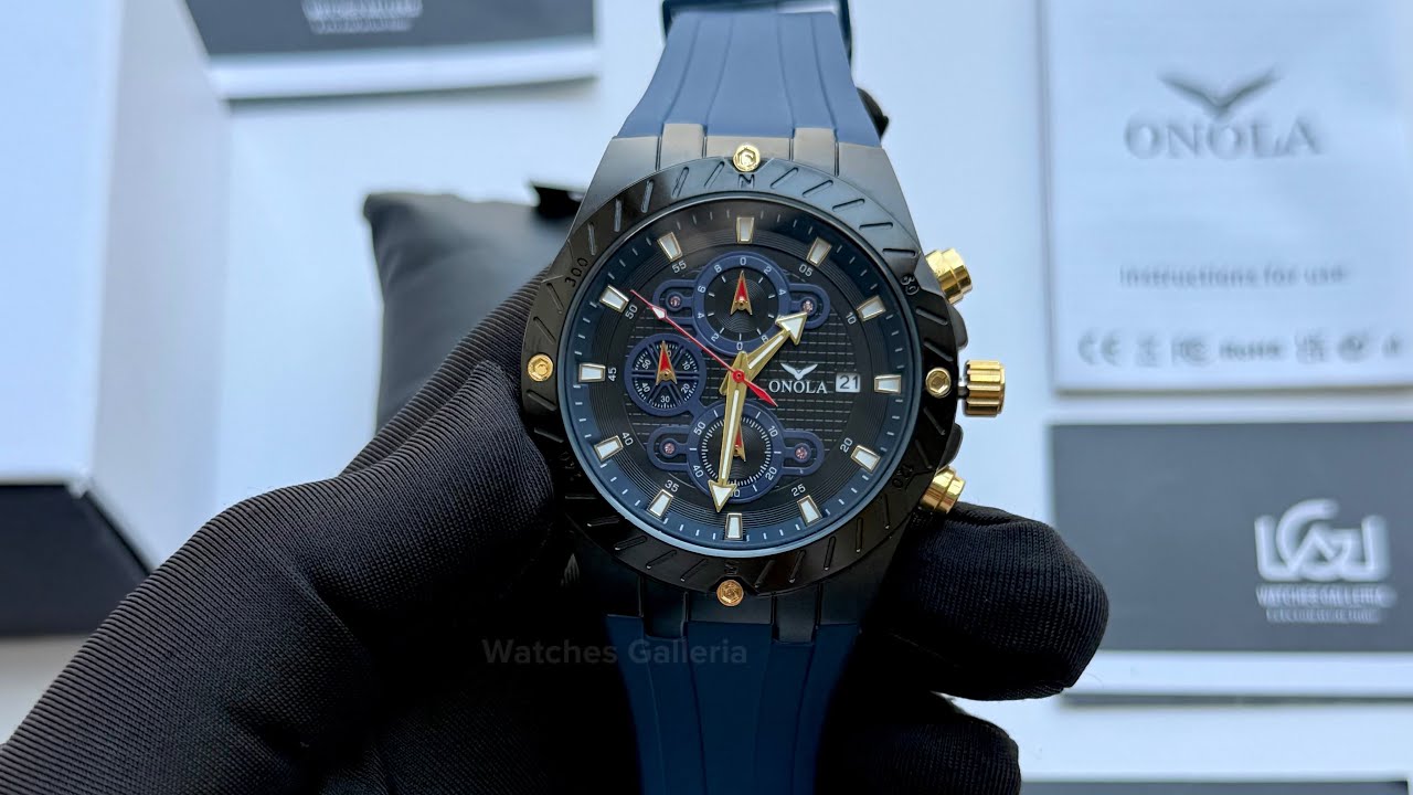 Onola 6857 Blue | Onola Watch | Onola Men Watch | Onola Chronograph Watch #onola