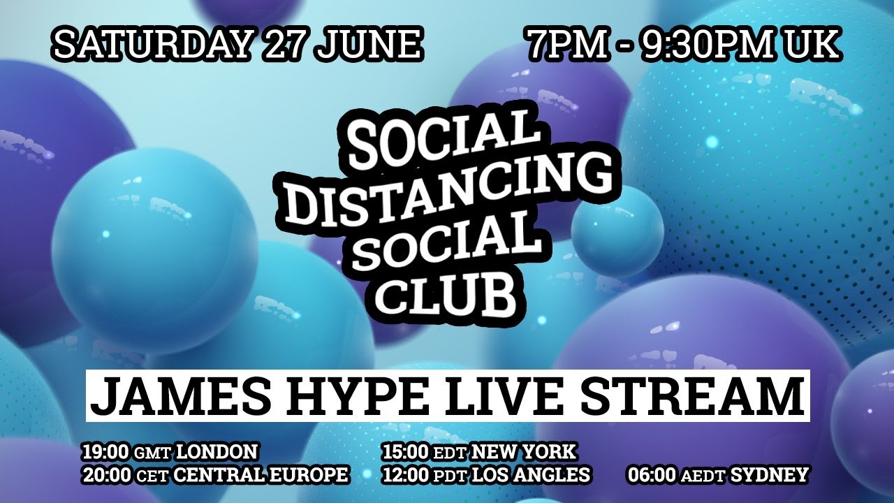 James Hype - Live Stream #stayhome #withme 27/06/20