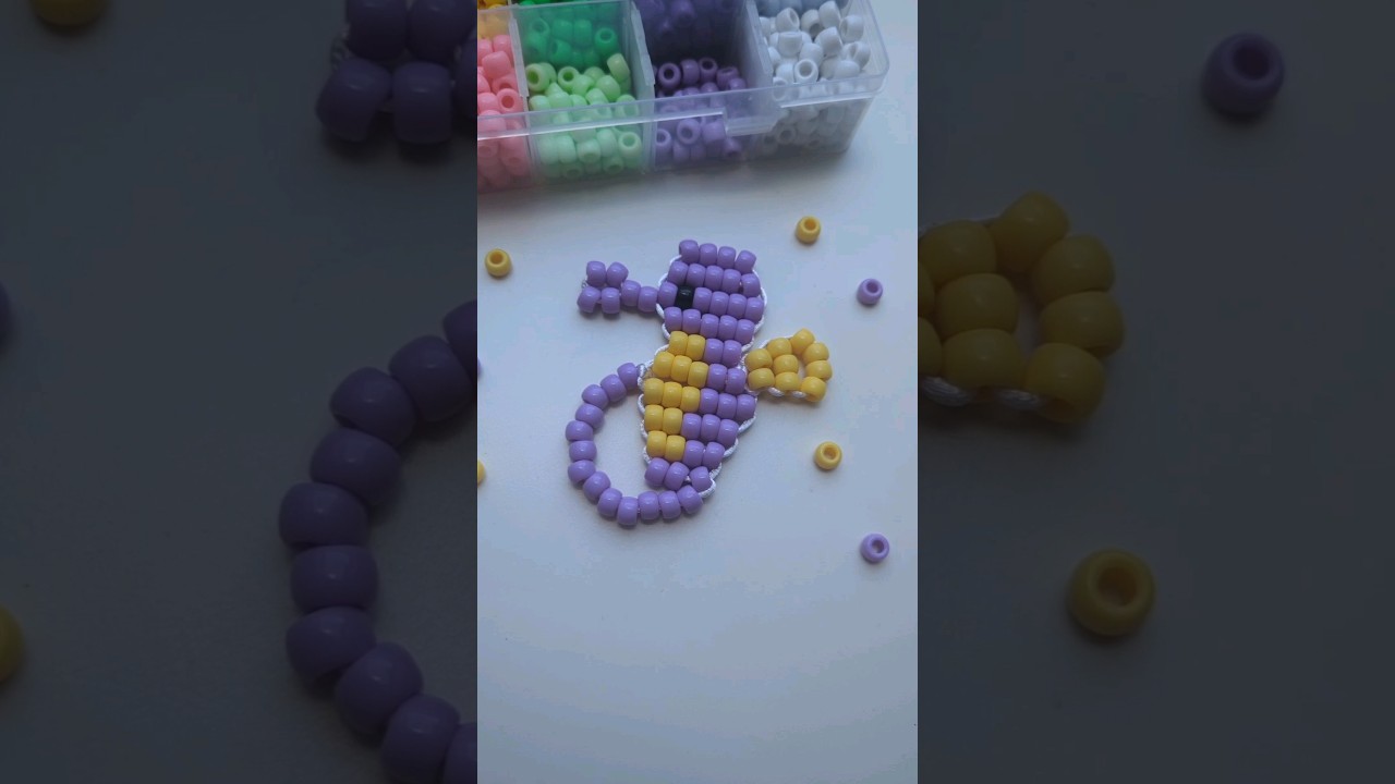 tuto hippocampe en perles - beads diy