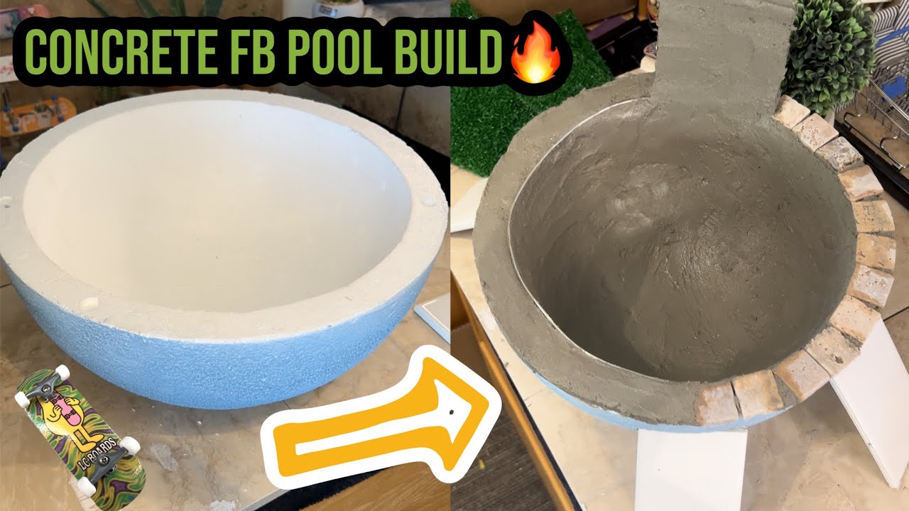 HOW TO: FINGERBOARD BOWL BUILD (CONCRETE) 