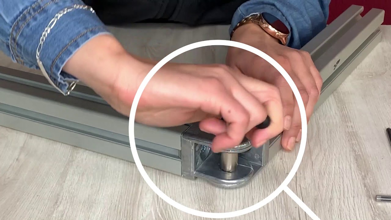 TUTORIAL: COMO UNIR DOS PERFILES DE ALUMINIO CON UNA ARTICULACIÓN | PERFILES BOSCH