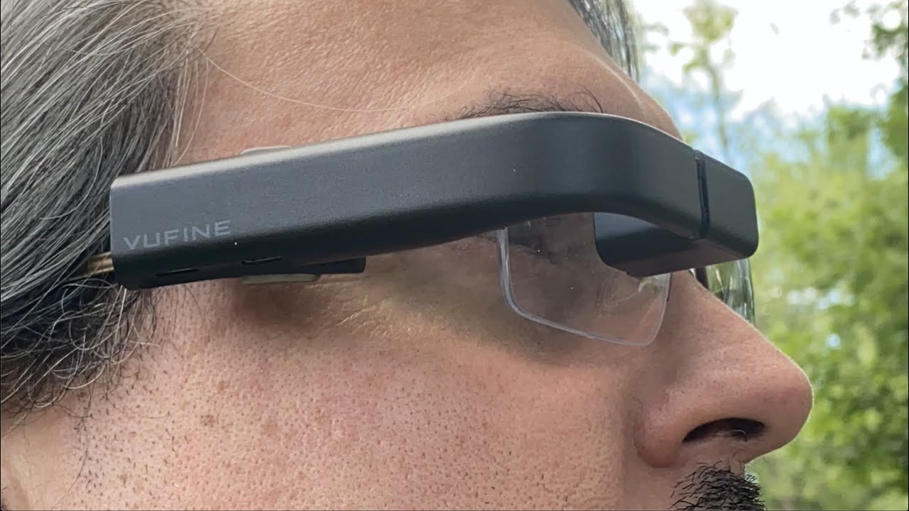 El accesorio tipo GOOGLE GLASS  Vufine