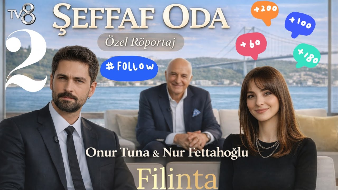 Şeffaf Oda _ Onur Tuna ve Nur Fettahoğlu _ Özel Röportaj (3/5/2015) _ 29.Bölüm /Part 2/ ve Son. 