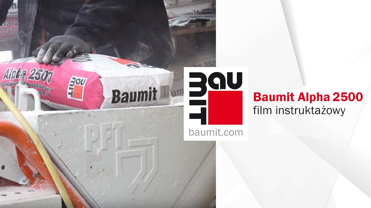 Baumit Alpha 2500 - film instruktażowy