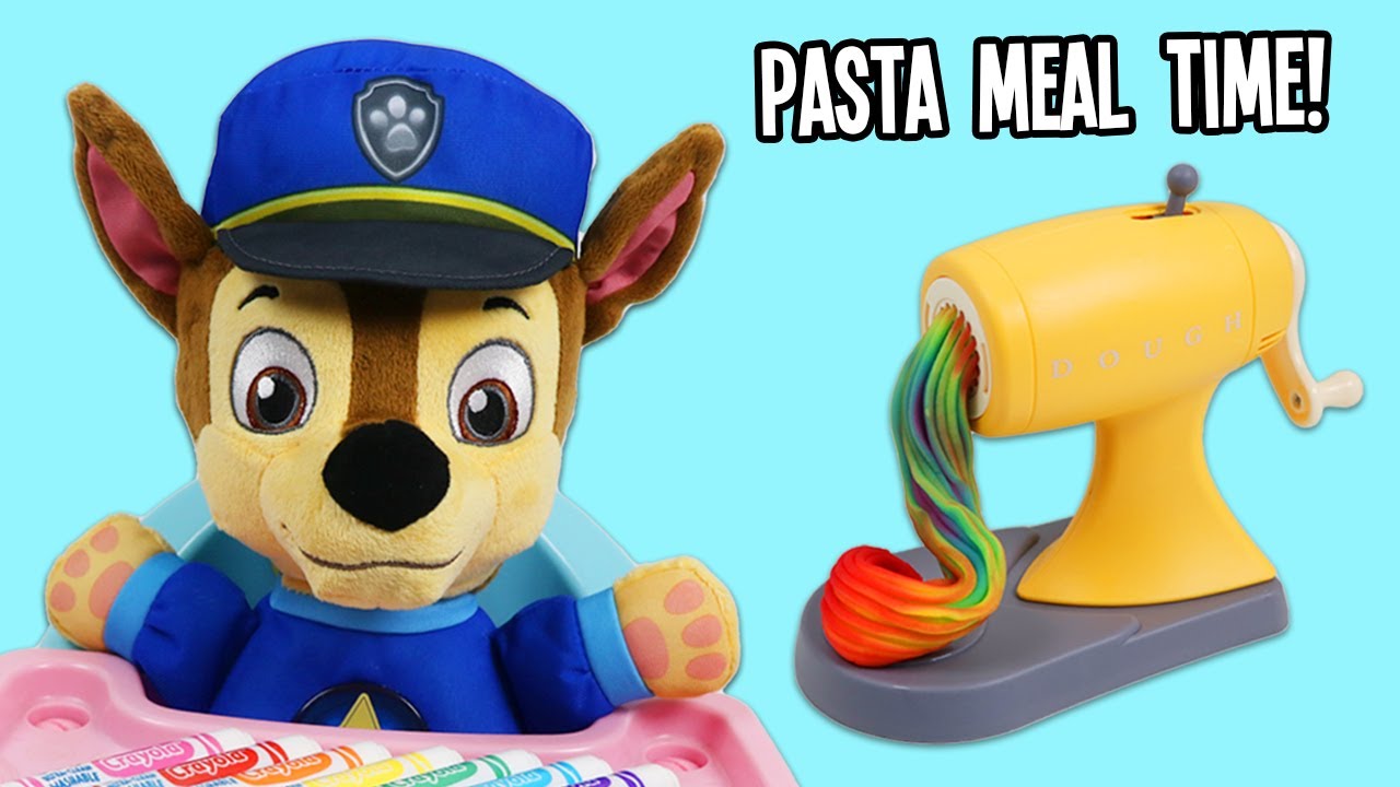 Let's Cook Rainbow Pasta For Chase!