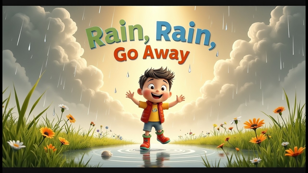 Rain Rain Go Away | Nursery Rhyme for Kids | Fun Children’s Song