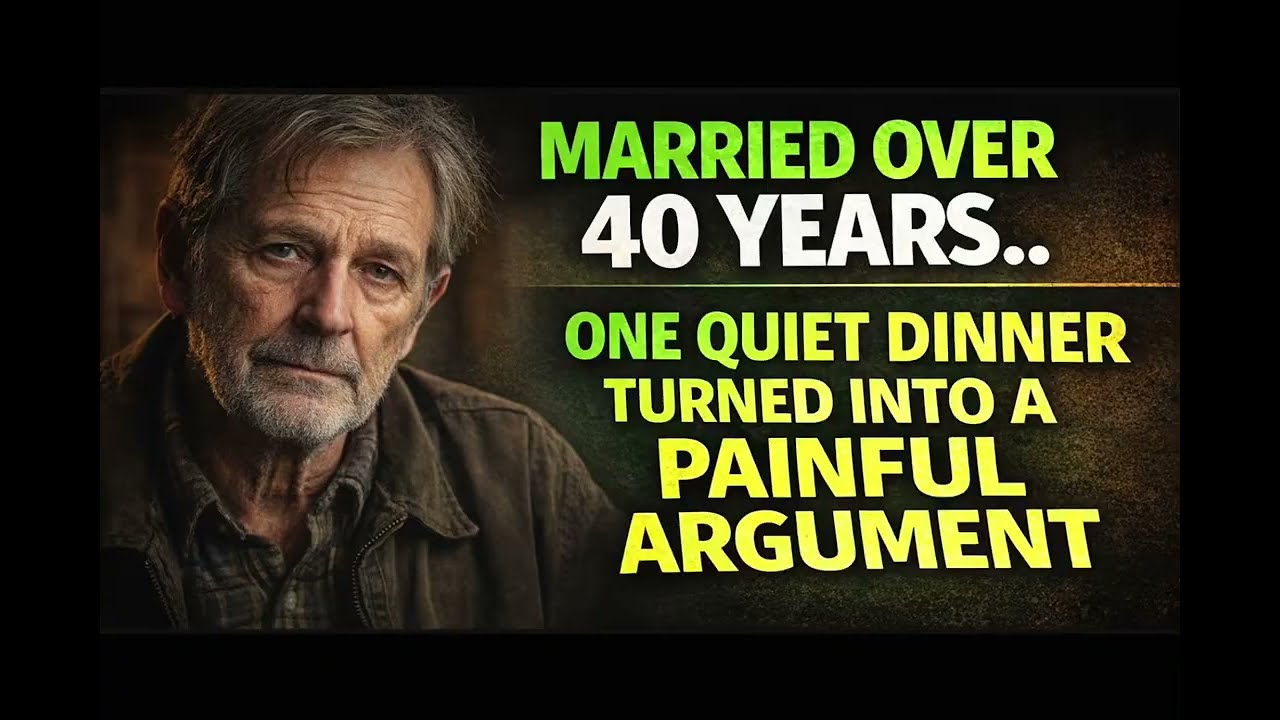 After 42 Years of Marriage, One Quiet Dinner Turned Into a Painful Argument
