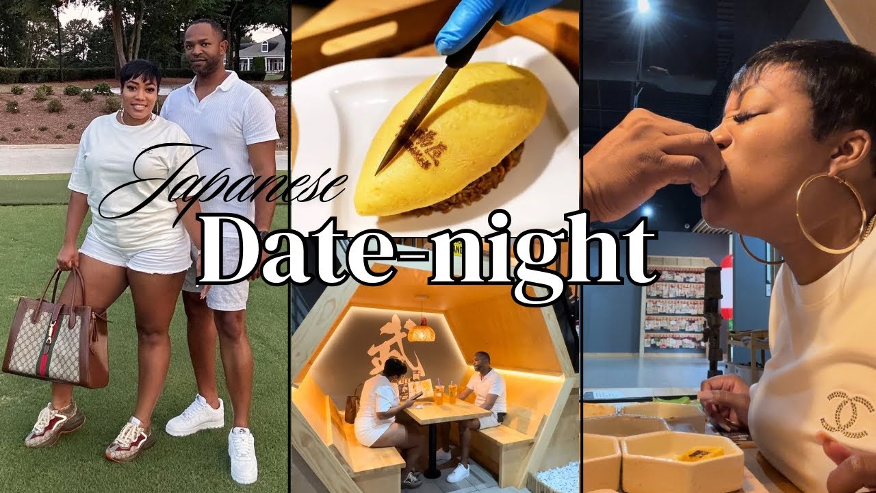 JAPANESE DATE NIGHT WITH MY HUSBAND AT KYURAMEN|ROBOTIC SERVER|EATING EEL @tiahnamrose