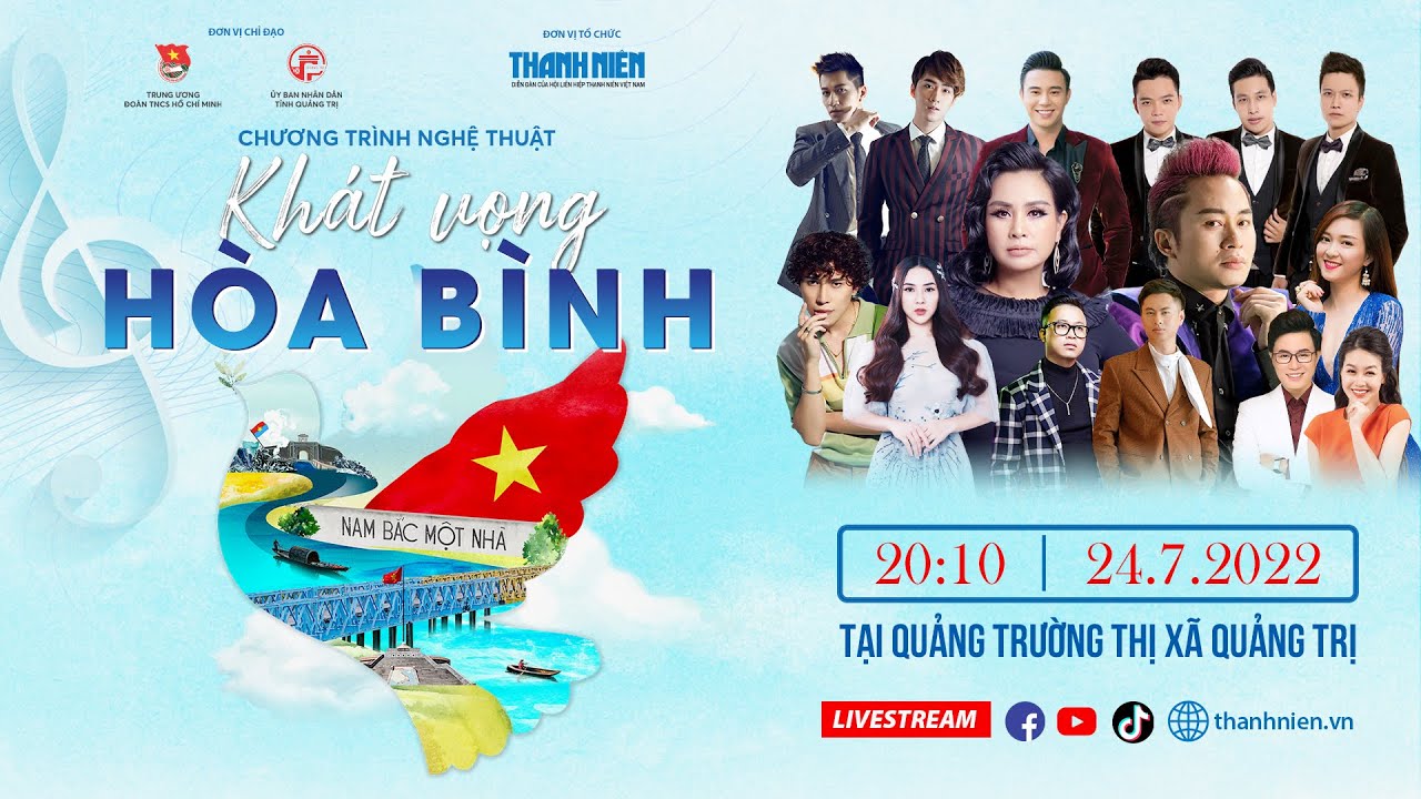 TRỰC TIẾP: Chương trình nghệ thuật 'Khát vọng hòa bình'