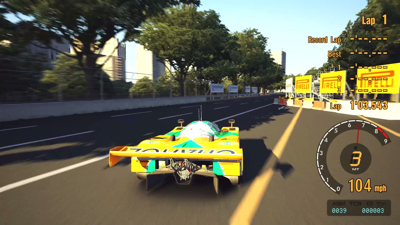 Assetto Corsa: Tokyo R246 + Gran Turismo 3 HUD