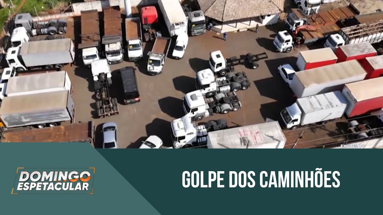 Empresário é acusado de golpe milionário na venda de caminhões | 'Domingo Espetacular'