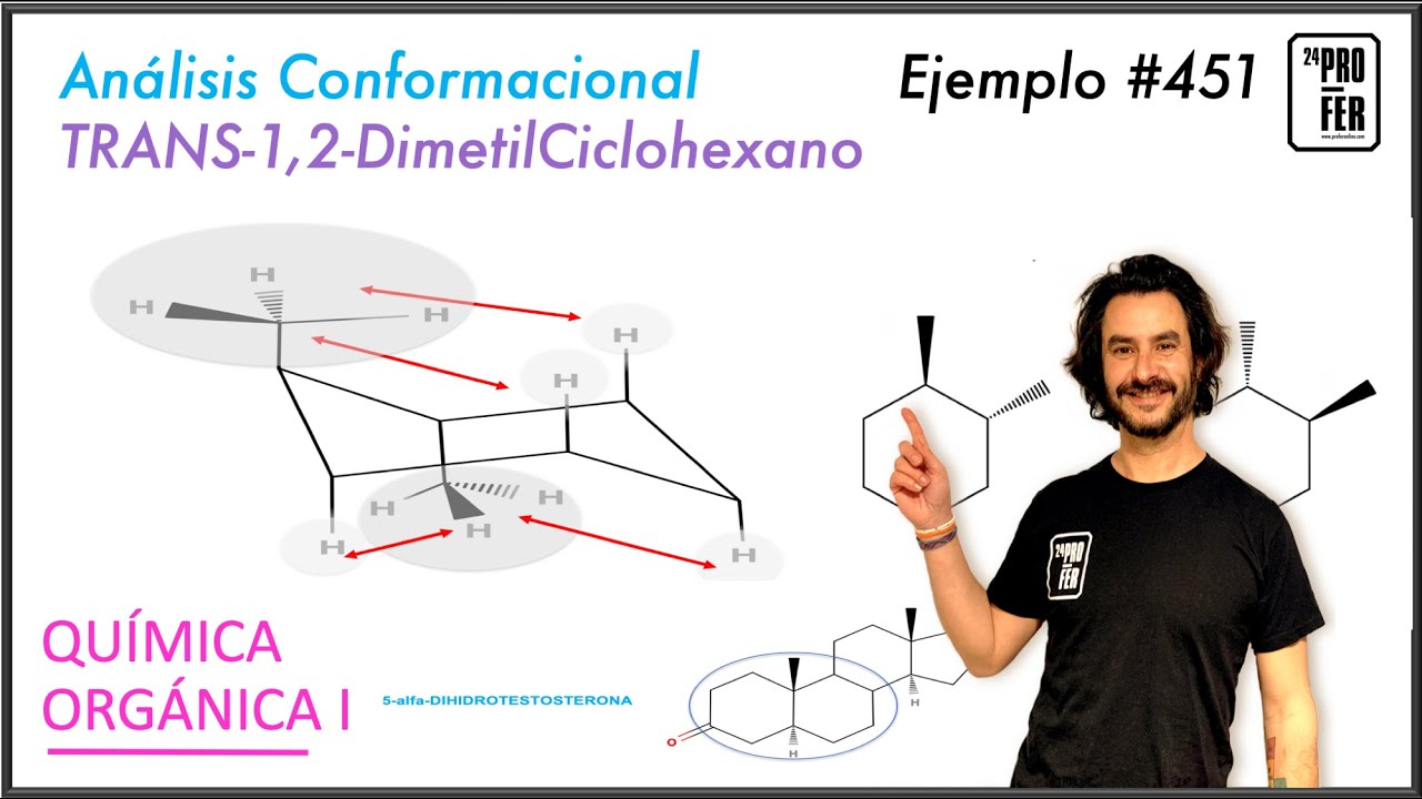 Análisis Conformacionas 1,2 dimetilciclohexano. Trans 1,2 y Asignación de cofiguraciones.