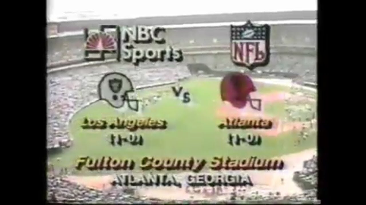1982-09-19 Los Angeles Raiders vs Atlanta Falcons