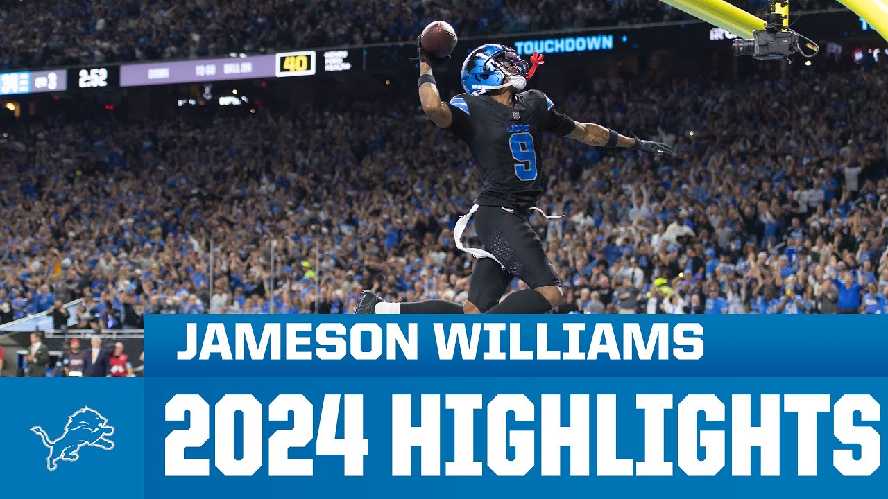 Jameson Williams highlights | 2024 Detroit Lions
