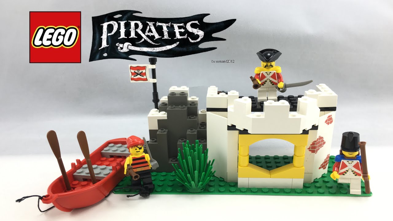 LEGO Pirates Cannon Cove review! 1993 set 6266!