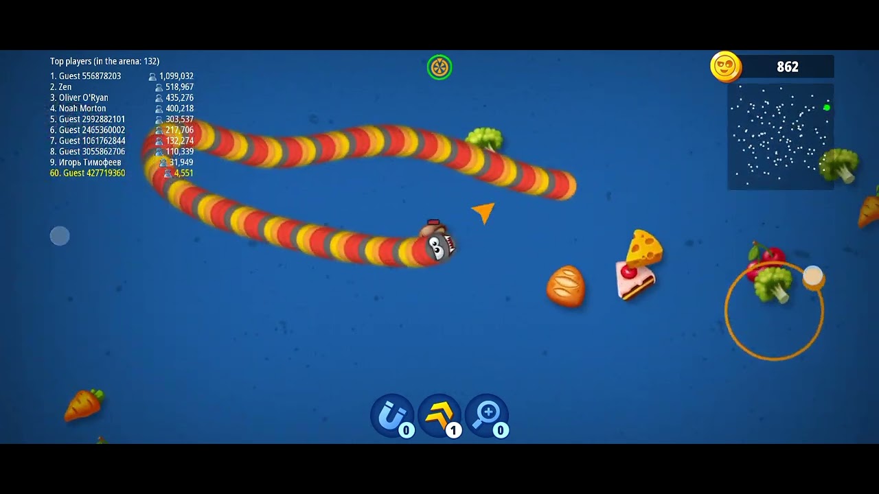 WORMZONE CHAOS! The BIGGEST Worm Feast & High Score Chase! (Epic Gameplay