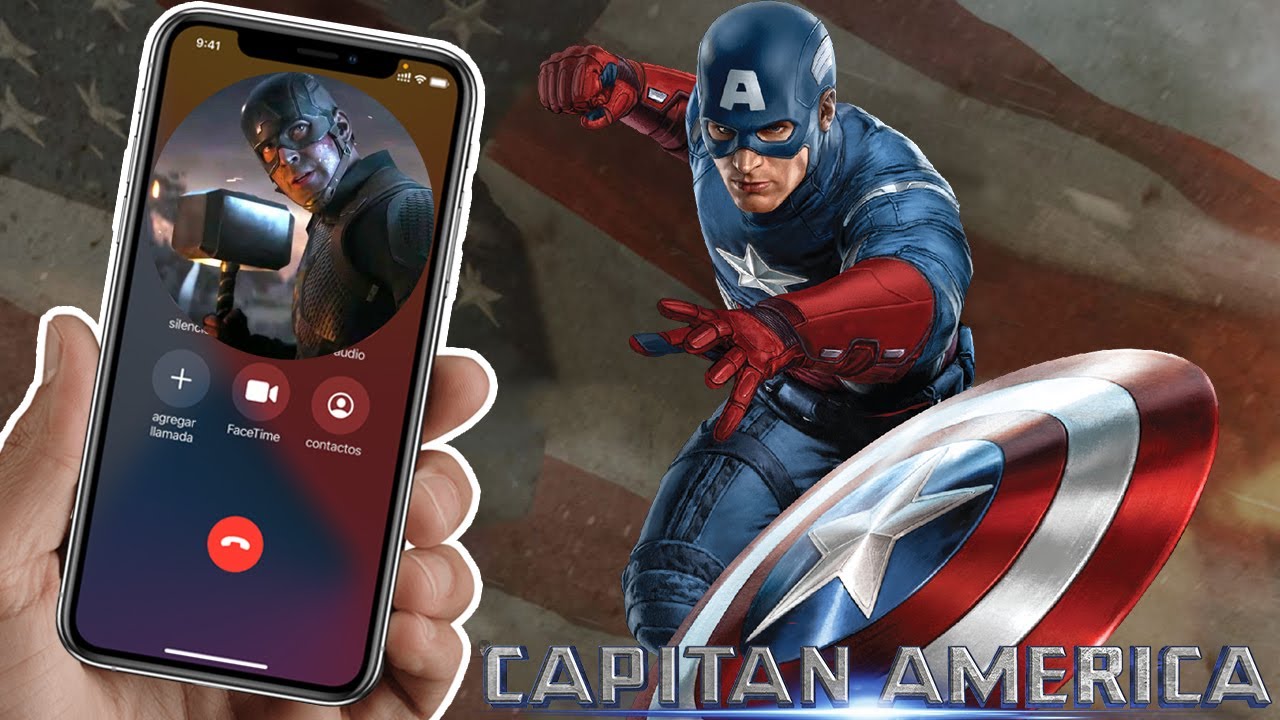CAPITAN AMERICA 💙❤ Llamada de tu super heroe favorito de Marvel 📞
