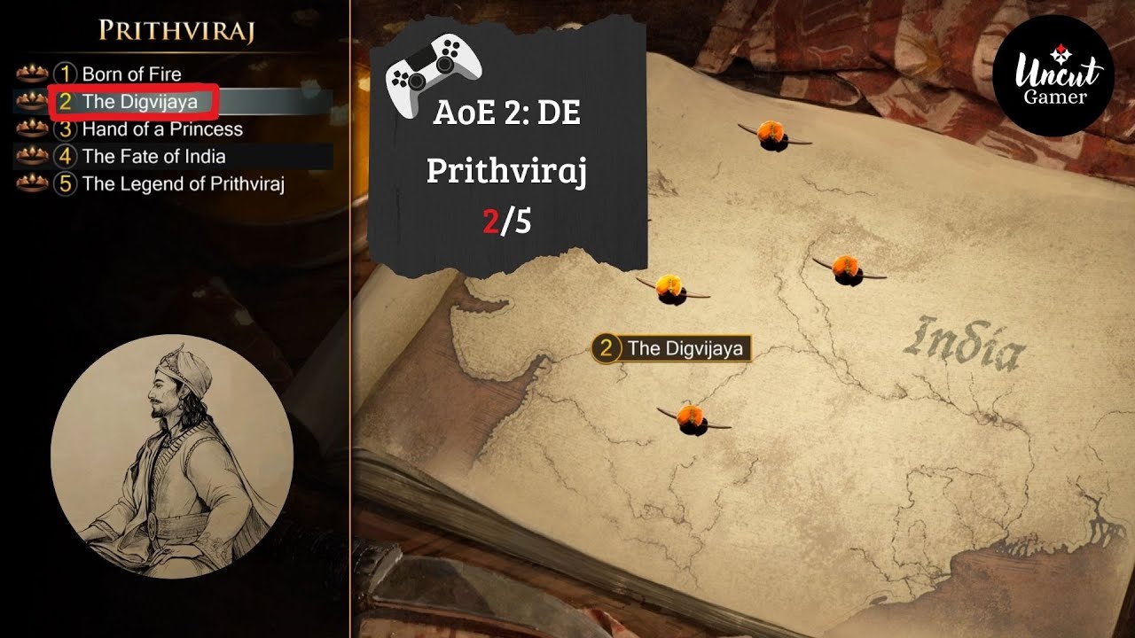 AOE2:DE / PS5 / Prithviraj Campaign / The Digvijaya