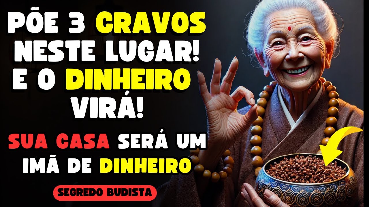 COLOQUE 3 CRAVOS NESTE LUGAR E O DINHEIRO VIRÁ EM ABUNDÂNCIA | ENSINAMENTOS BUDISTAS