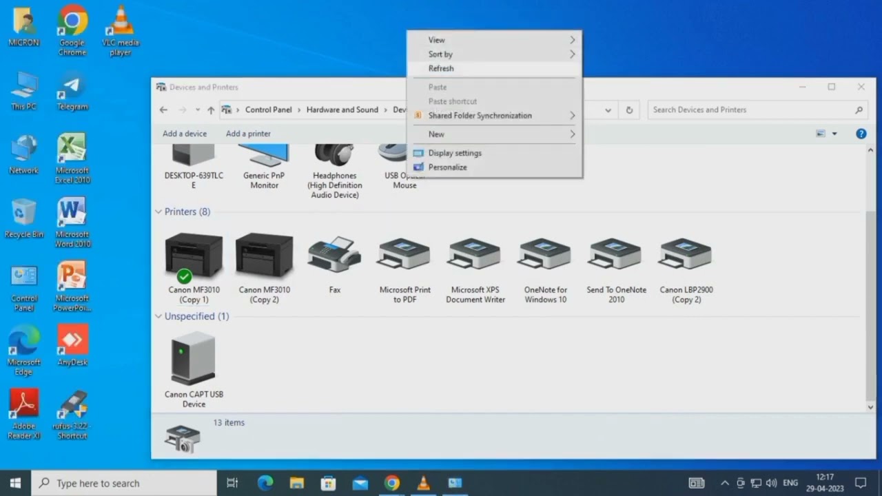 how to fix canon LBP2900 Printer communication error