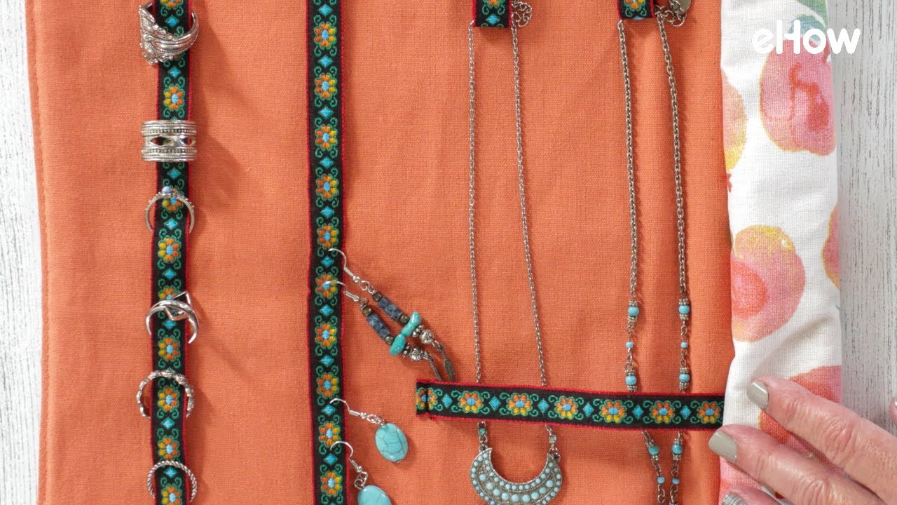 How to Make a Jewelry Roll Organizer