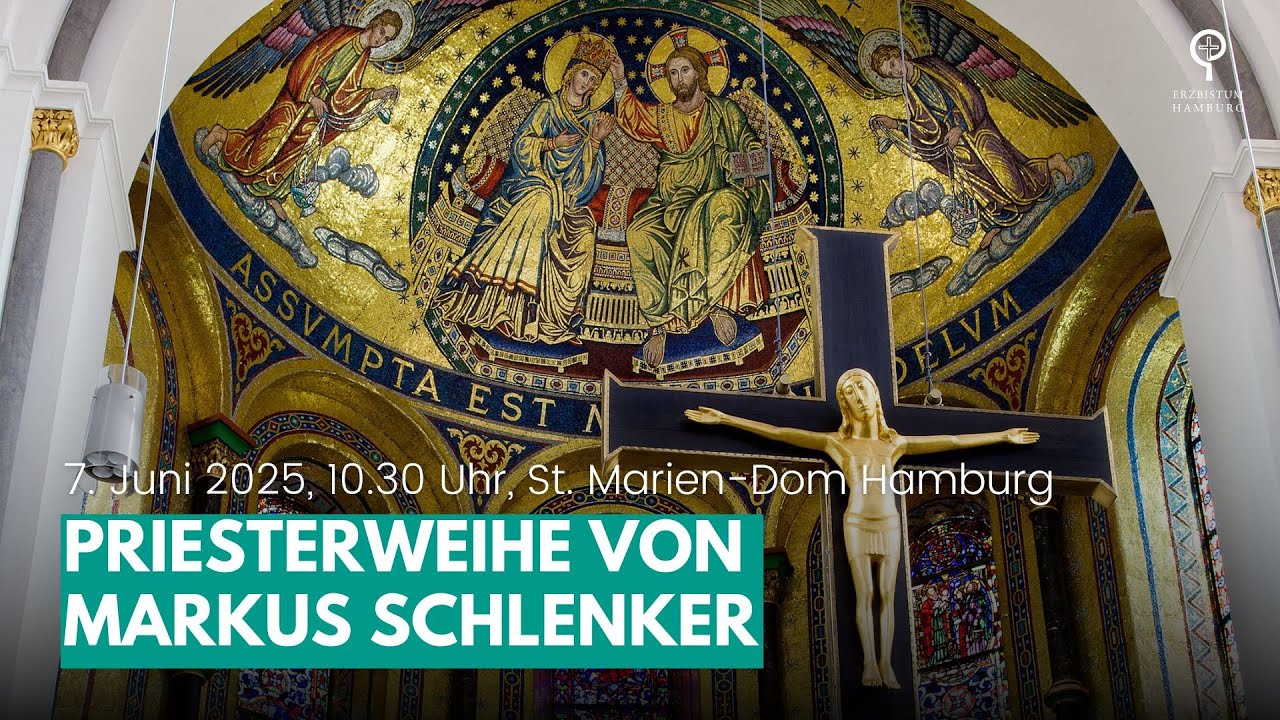 Priesterweihe von Markus Schlenker im St. Marien-Dom Hamburg