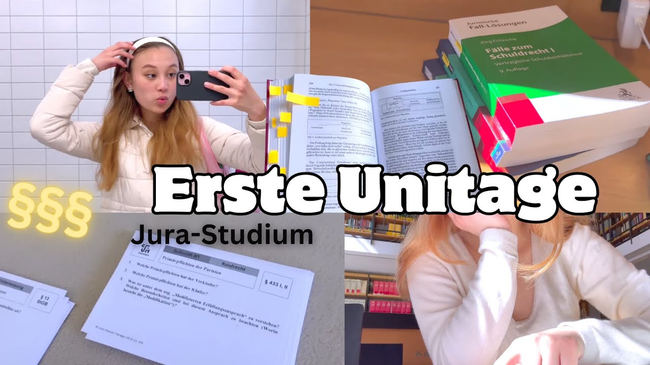 ERSTE UNI WOCHE | Jura Studium Vlog, 2. Semester