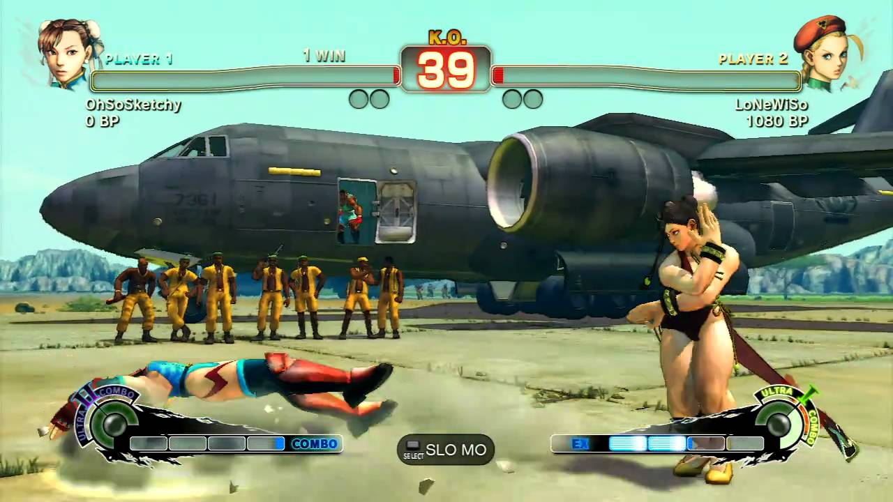 SUPER STREET FIGHTER 4: Chun Li vs Cammy