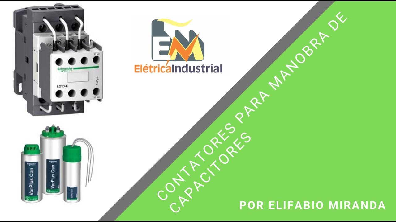 Contatores para manobra de capacitores.