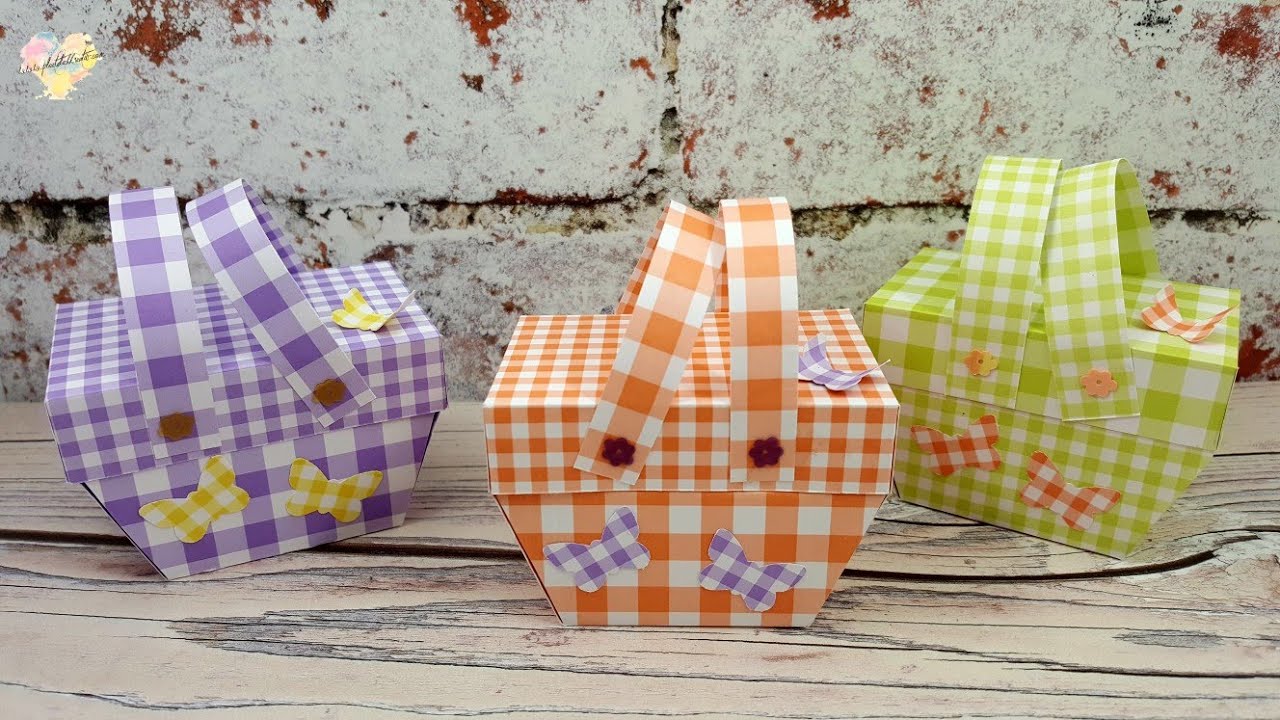 Picknick-Explosionskörbchen mit Stampin' Up! Gartenglück