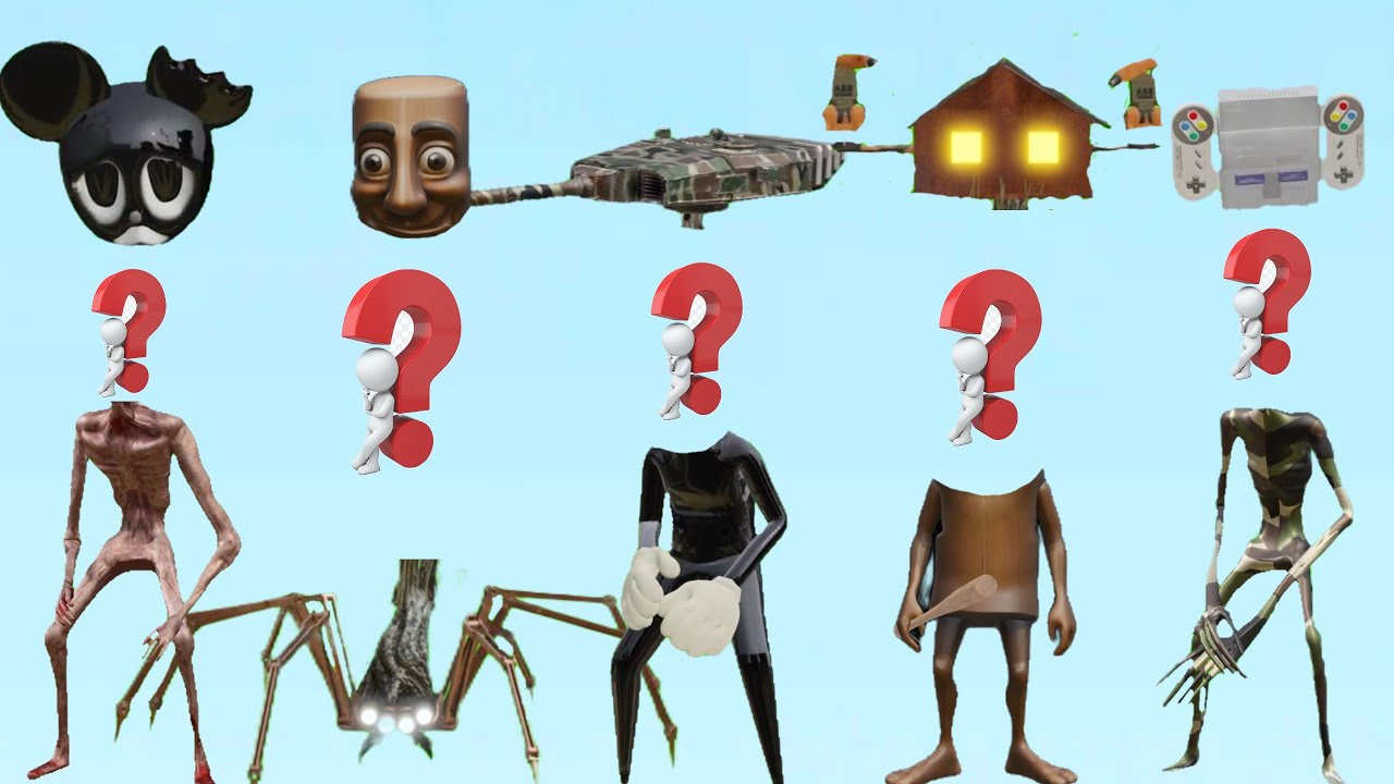 House head mecha strong 😱‼️siren head Nintendo& Siren Head Tank|Tung-tung Sahur end Eye Ball head