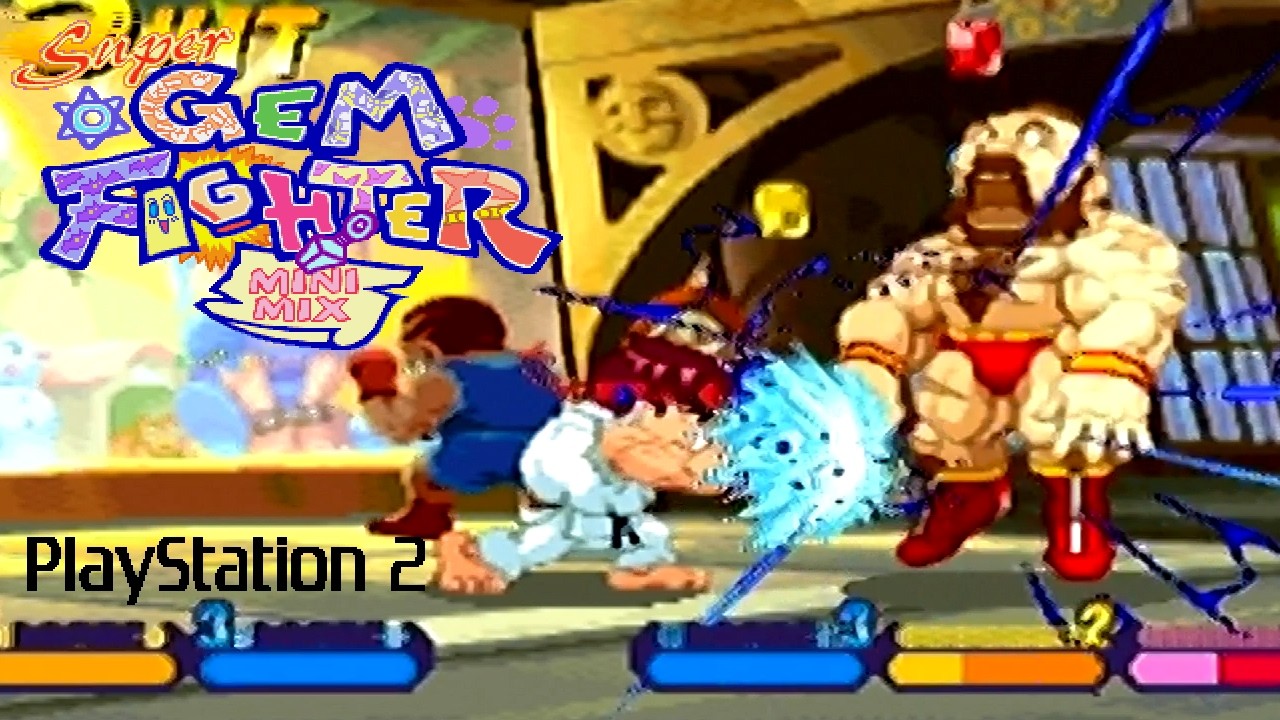 Super Gem Fighter Mini Mix playthrough (PS2) (1CC)